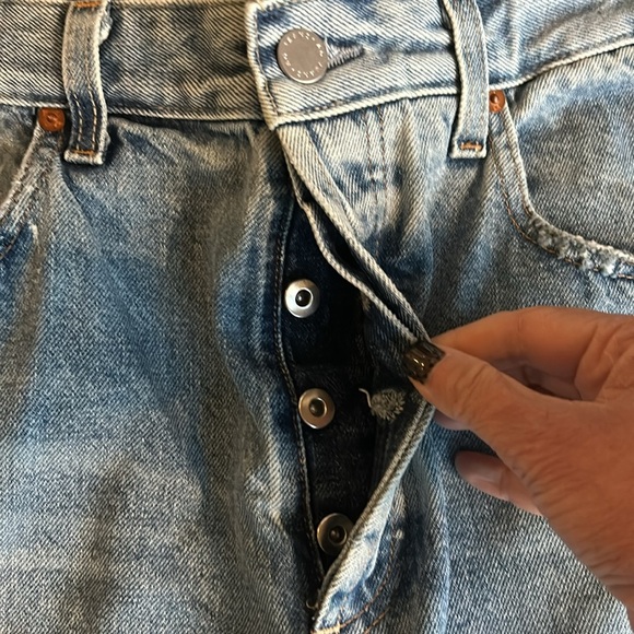 AG ADRIANO GOLDSCHMIED Women's Clove Patchwork Relaxed Vintage Straight Jeans - Picture 5 of 6